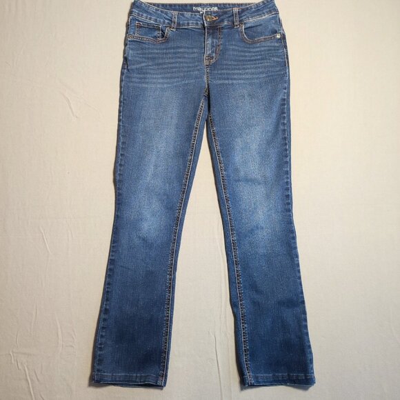 Maurices jeans women's size 4 denim blue mid-rise straight leg - Picture 1 of 12